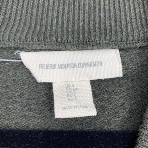 Frederik Anderson Copenhagen Mens Small Cardigan Sweater‎ Fisherman Waffle Knit - Picture 5 of 10